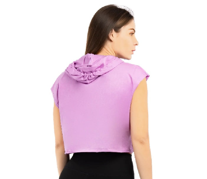 Blusa hoddie deportiva para dama.