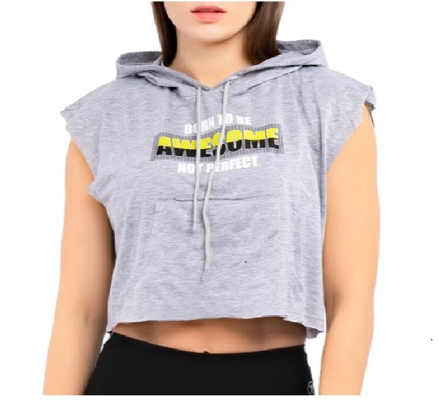 Blusa hoddie deportiva para dama.