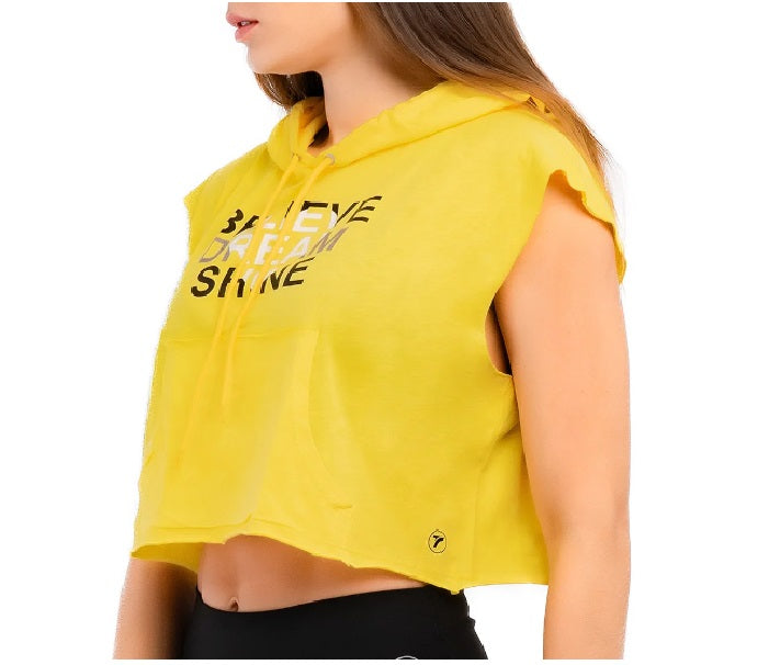 Blusa hoddie deportiva para dama.